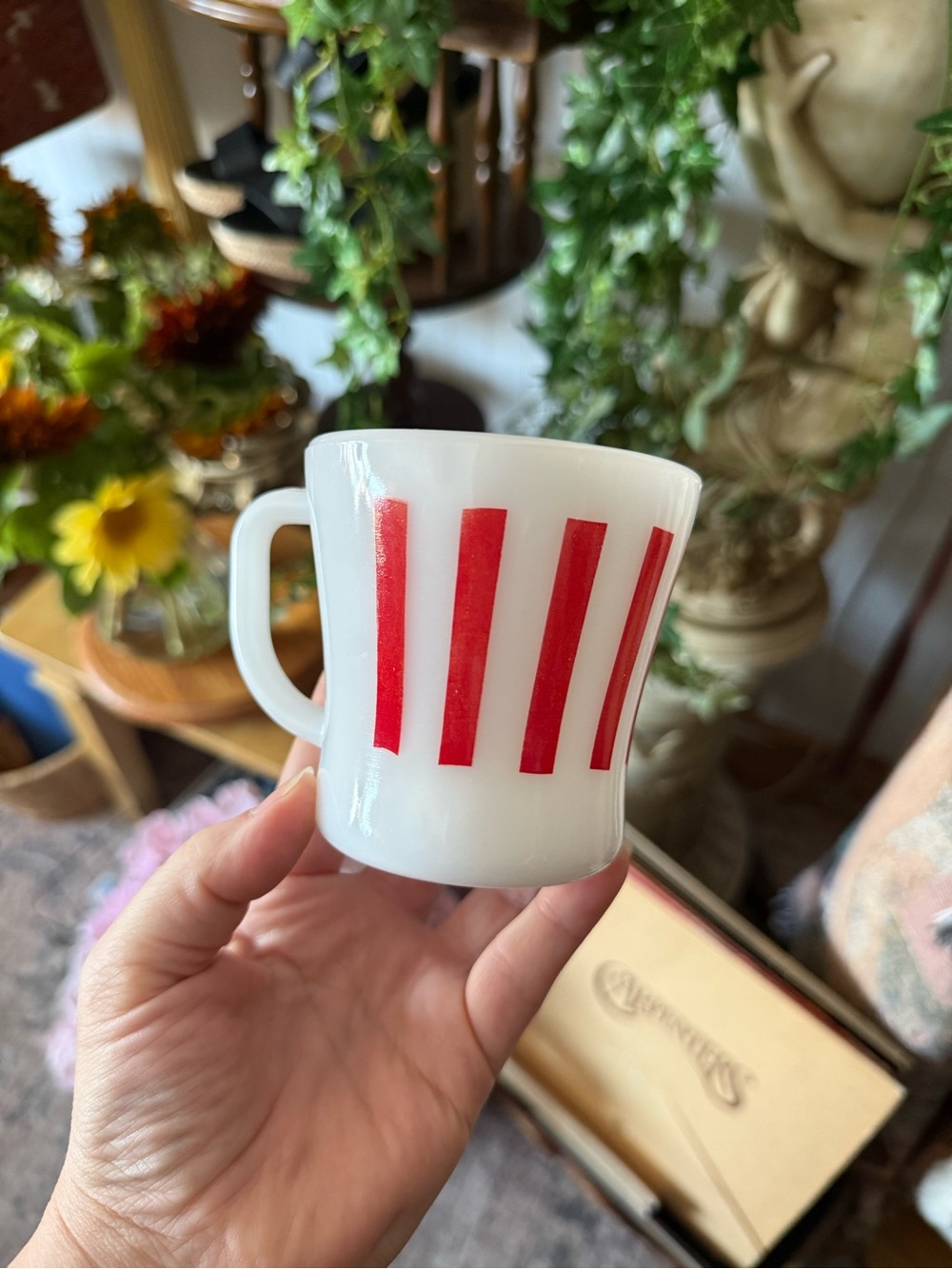 Federal Glass Milkglass Mug